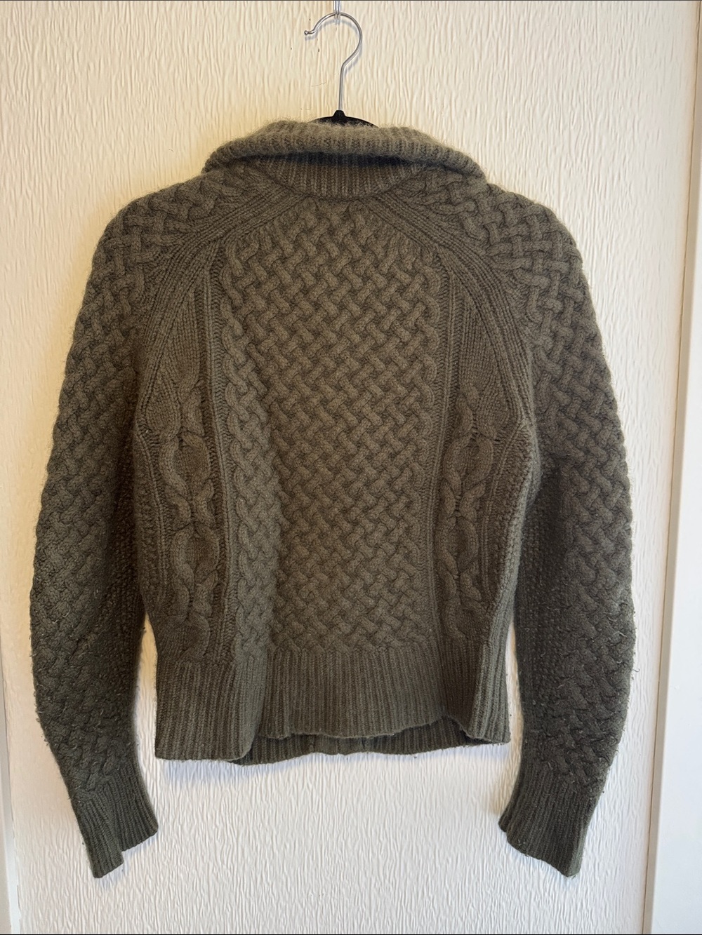 Nili Lotan Cashmere Cable-Knit Zip-Up Sweater - Picture 4 of 10